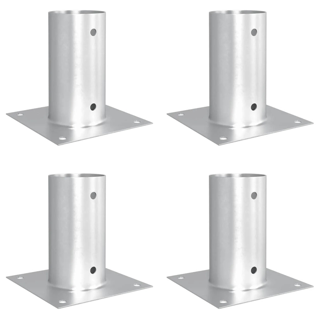 Ancora rotonda per terreno 4 pz Argento 15 x 15 x 15 cm CFW1364831