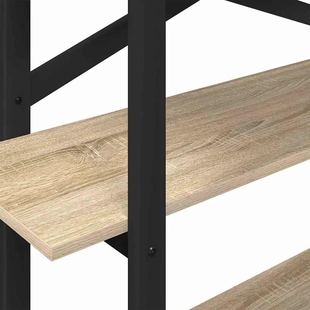 Libreria-Scaffale per Libri-Mobile di Stoccaggio Rovere Sonoma 100 x 33,5 x 102 cm Legno multistrato