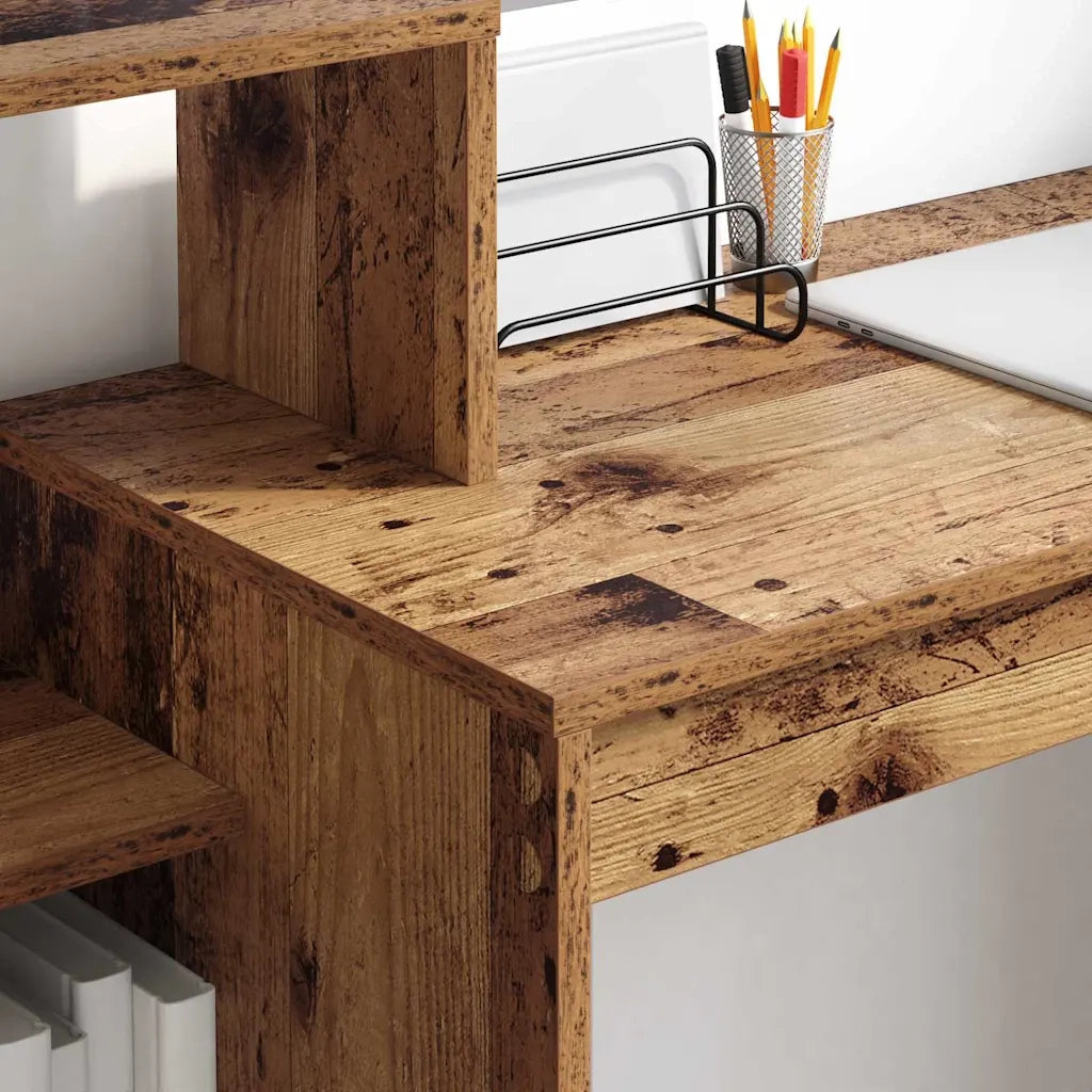 Scrivania | Tavolo da Ufficio Legno vecchio 100 x 40 x 90 cm Legno multistrato