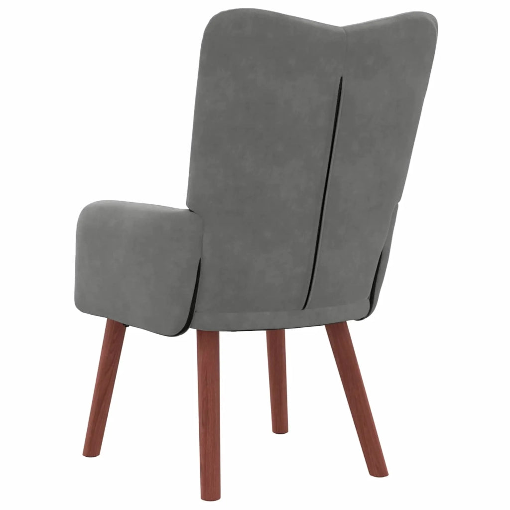 poltrona Grigio scuro 63 x 67 x 94 cm Velluto 42001804