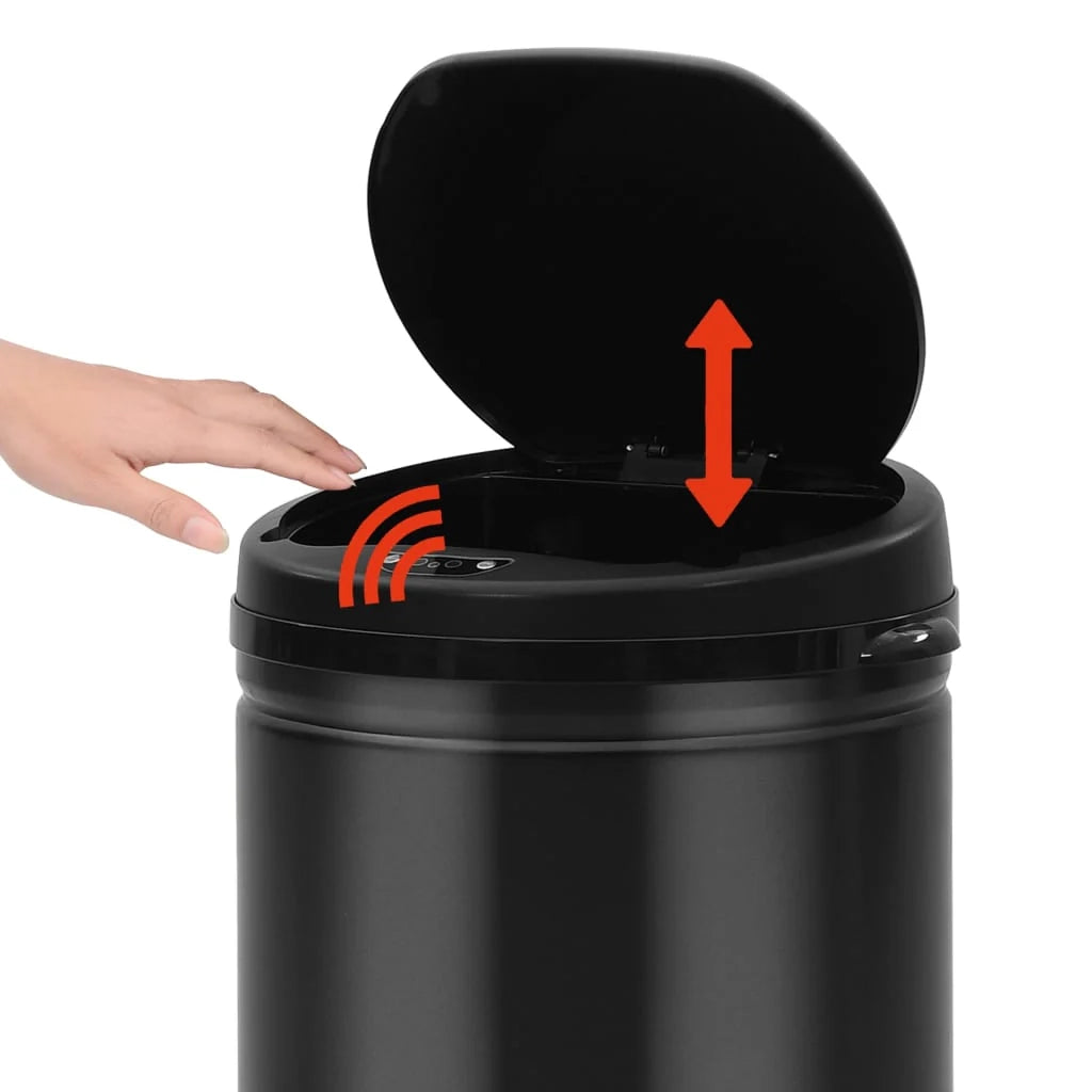 Contenitore automatico con sensore da 50 litri acciaio al carbonio nero 02_0006087