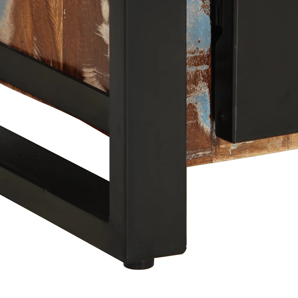 vidaXL Credenza Multicolore 55x35x70 cm in Legno Massello Recupero