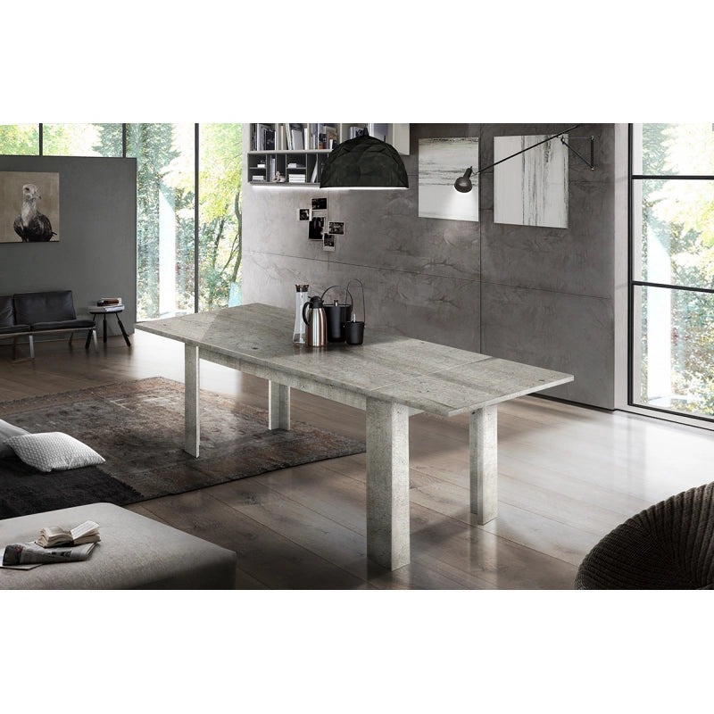 Tavolo allungabile Jesi – 140/190x75x90 – Cemento