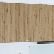 Armadio pensile Rovere Artigiano e Bianco 50 x 31 x 100 cm