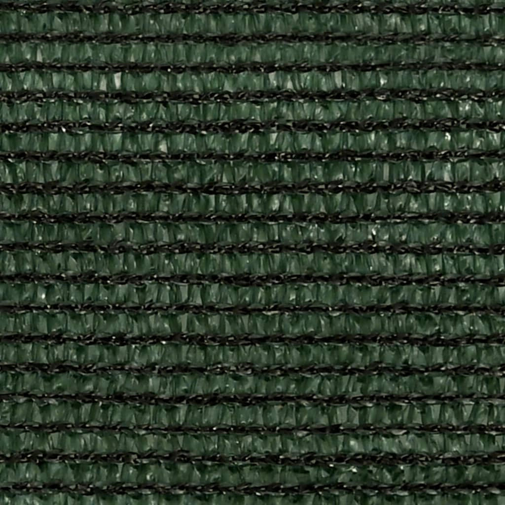 Vela ombreggiante/ombrellone 160 g/m² 5 x 6 x 6 m HDPE verde scuro 02_0009441