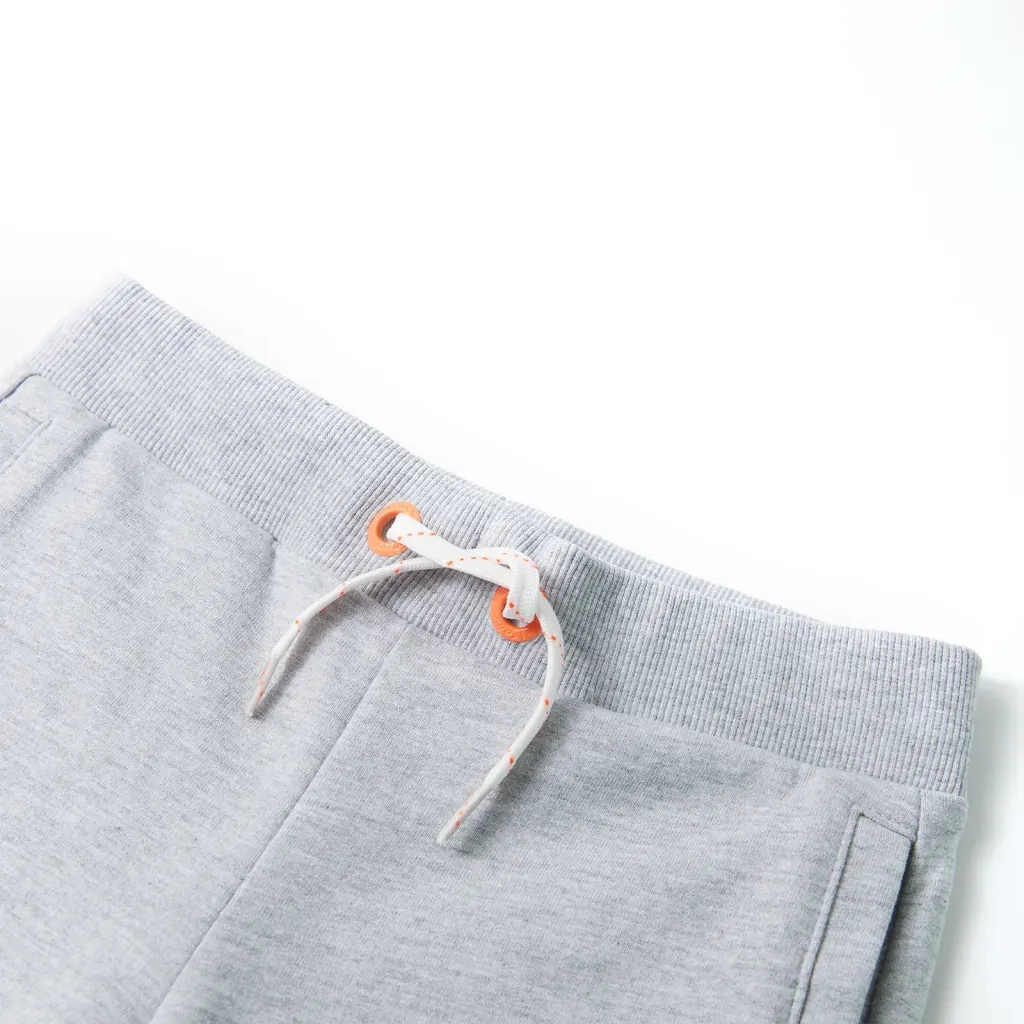 Pantaloncini per Bambini con Coulisse Grigio 104 CFW7630685