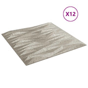Pannelli da parete 12 pz Beton pietra 50 x 50 cm Schiuma XPS CFW3272539