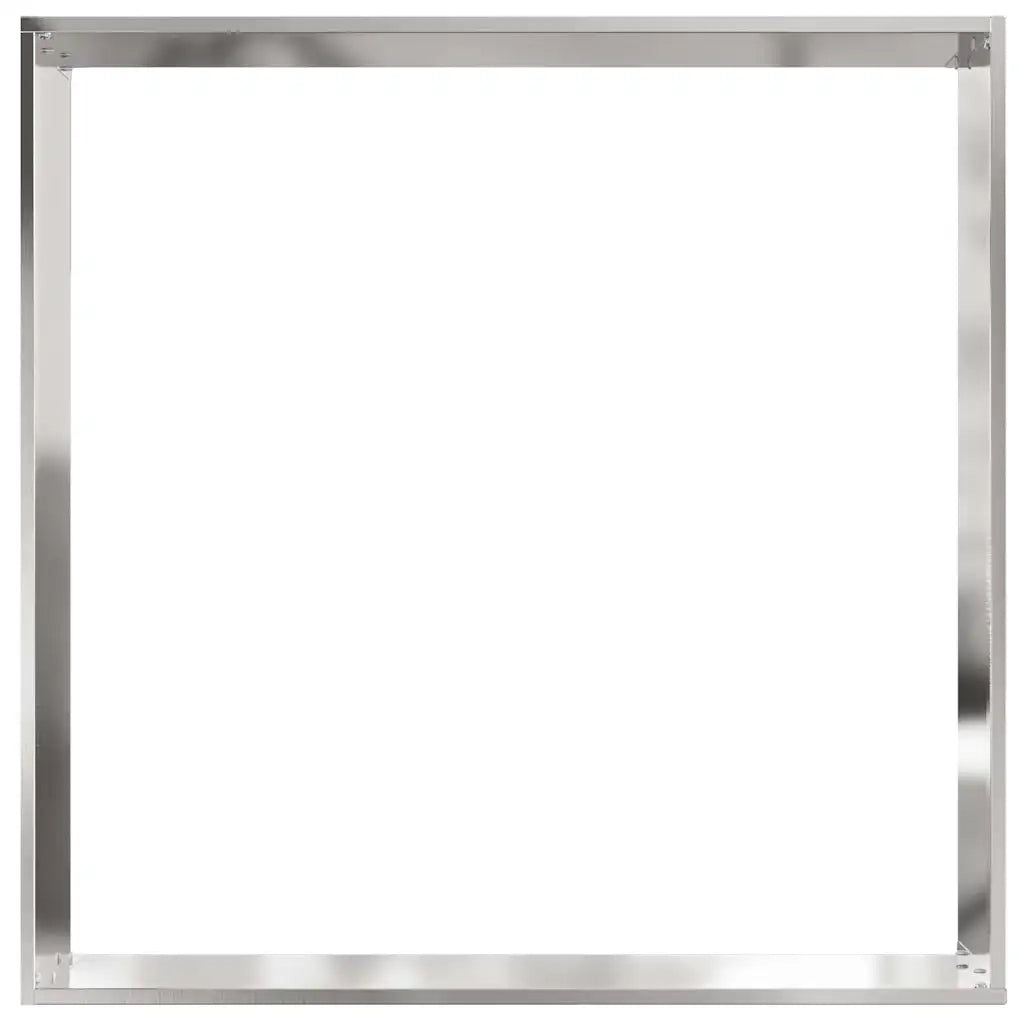 Bordura per Prato 60 x 60 x 13 cm Acciaio Inox Argento 874738