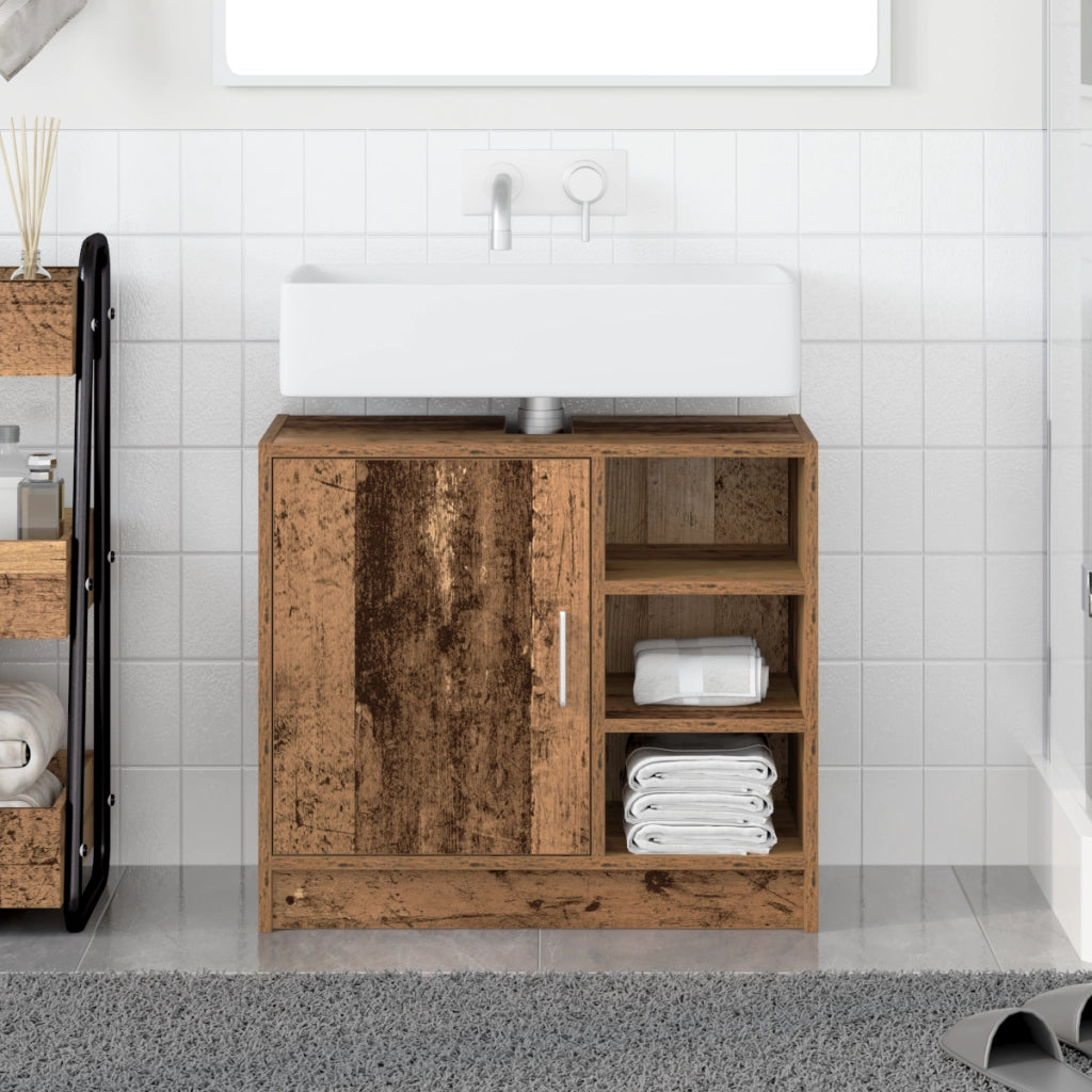 Mobile lavabo Legno Antico 63x29x55 cm