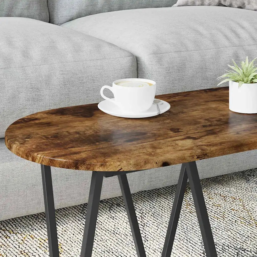 Tavolino da salotto Rovere fumé 80 x 40 x 40.5 cm 869692