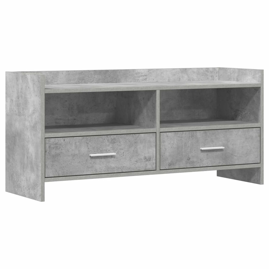 Mobile TV 100 x 33 x 47 cm Grigio Cemento Legno ingegnerizzato 8011158