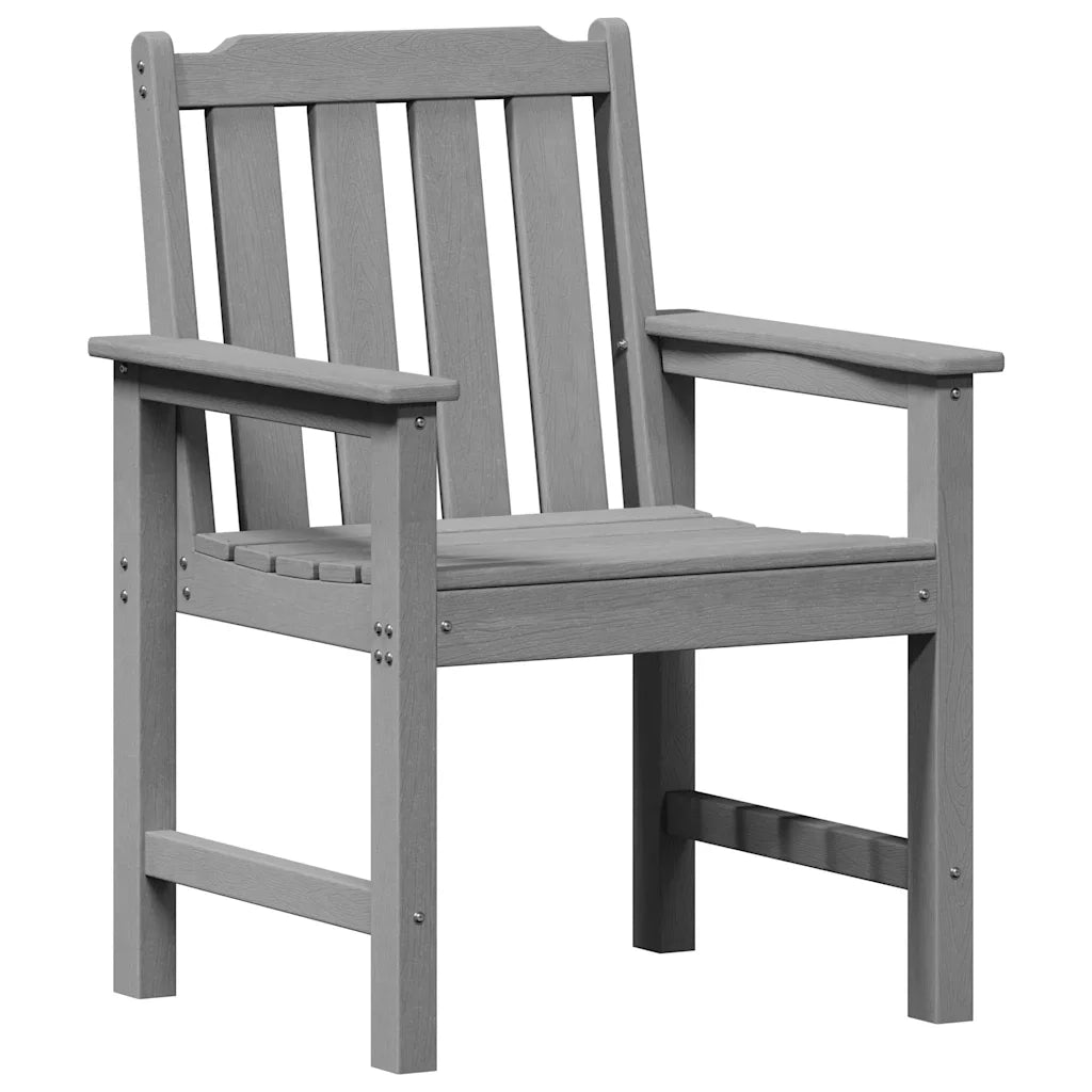 Sedia da pranzo da giardino 2 pz | Sedie da Esterno Grigio chiaro HDPE
