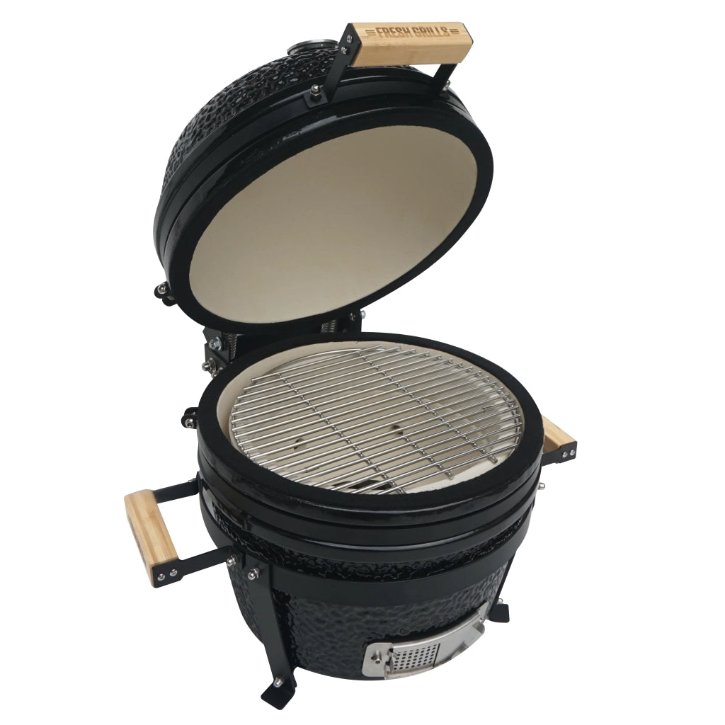 Kamado Grill 40,6 cm (16") BBQ Ceramico a Carbone Smoker con Supporto
