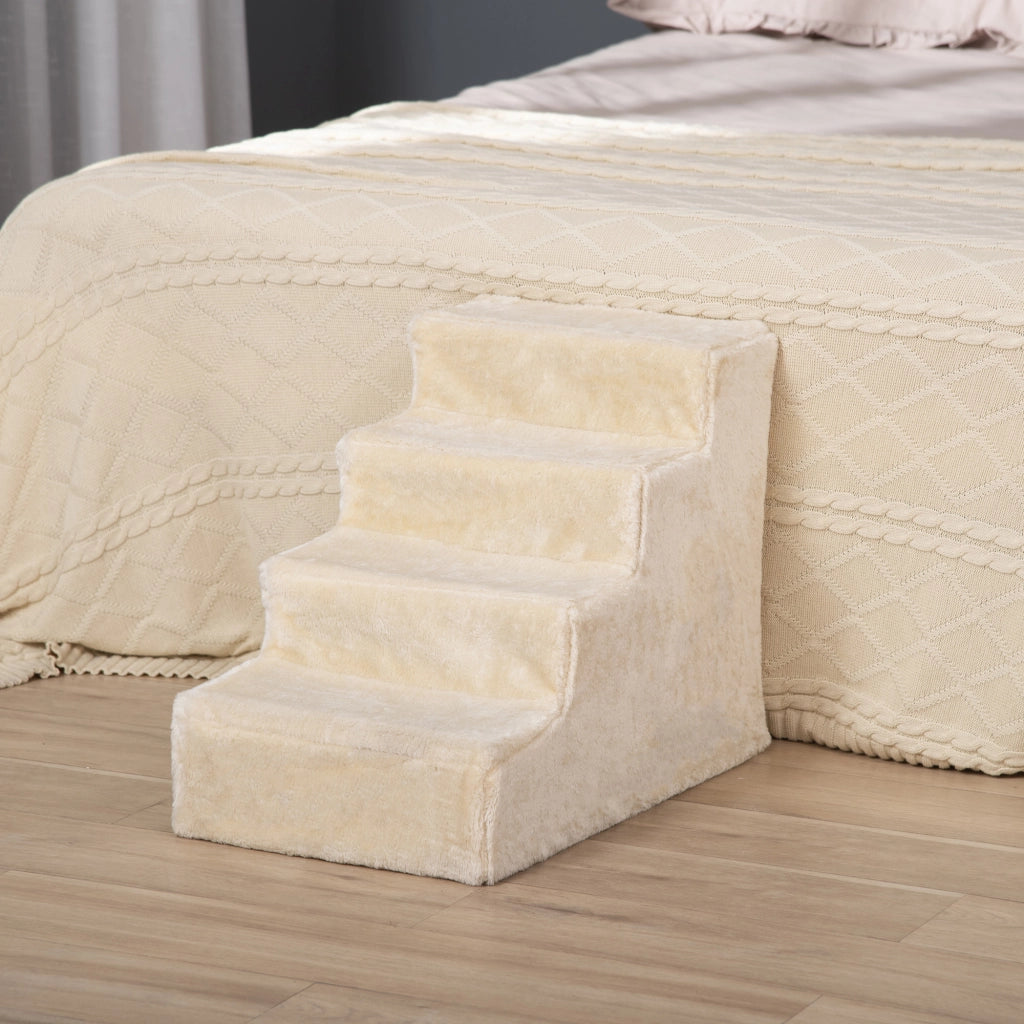 Scala per Gatti e Cani 2 in 1 ¨C zephmum ¨C 60x35x44 cm Beige