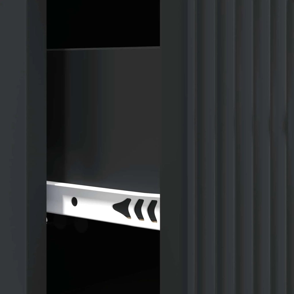 Mobile con Cassetti Nero 33 x 34,5 x 89,5 cm 894846