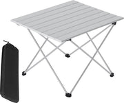 Tavolo da giardino pieghevole in alluminio - per campeggio e escursioni 56x46x40cm
