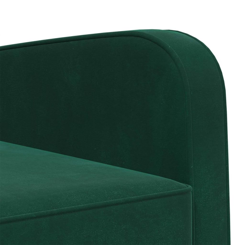 Poltrona Verde Scuro Velluto 42043414