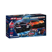Playset pista re. el toys 0921 carabinieri pista 4 tracciati turbo