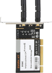 Adattatore di rete WiFi desktop PCI con banda B-G-N 300Mbps - compatibile con 802.11b-g-n - 2 antenne incluse.
