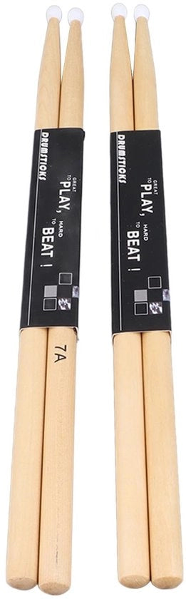 Drumstocchi 7A - Legno di Quercia - Minor Potenza di Impatto - Qualità Professionale - Sostenibile - Controllo Preciso - Drumsicks