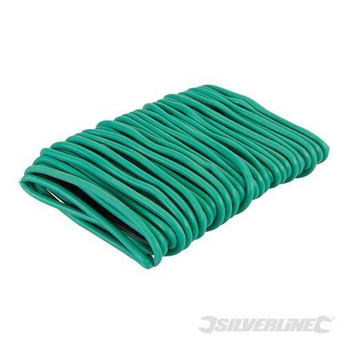 Legacci metallici da giardino riutilizzabili Silverline resistenti al congelamento - 2,5 mm x 8 m