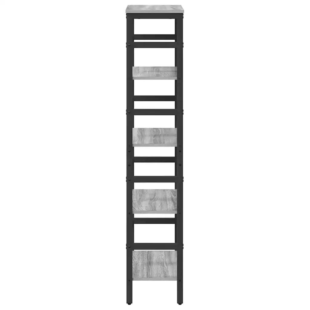 Libreria Grigio Sonoma 40 x 29,5 x 149 cm Legno multistrato 883913