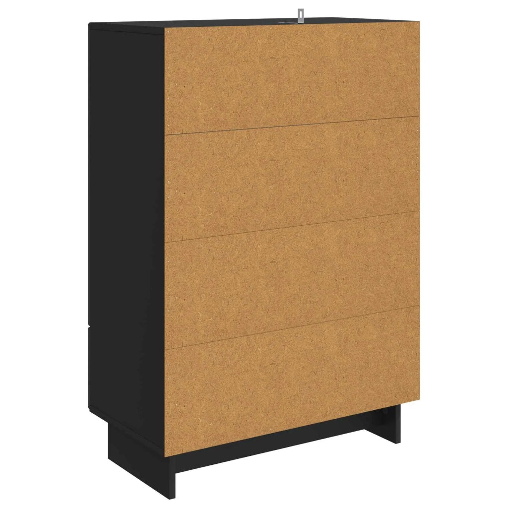 Credenza Nero 66 x 34,5 x 95 cm Legno ingegnerizzato 893976