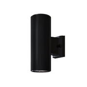 Lampada Da Parete Moderna Da Esterno Metallo Nero Luce2E27 60W Ip54