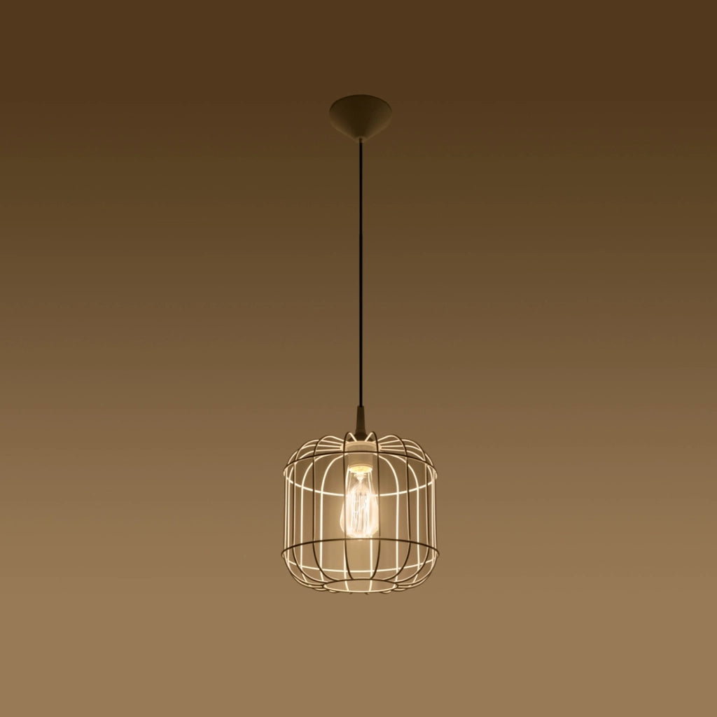 Lampada a sospensione Druida Pure Lume bianca metallo E27 25cm