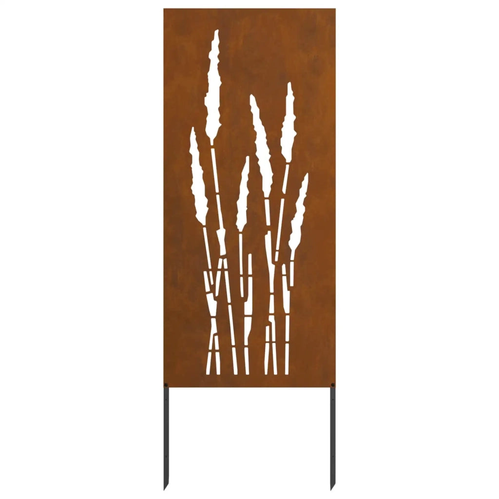 Schermo per privacy in giardino Floreale Ruggine 50 x 140 cm 876314