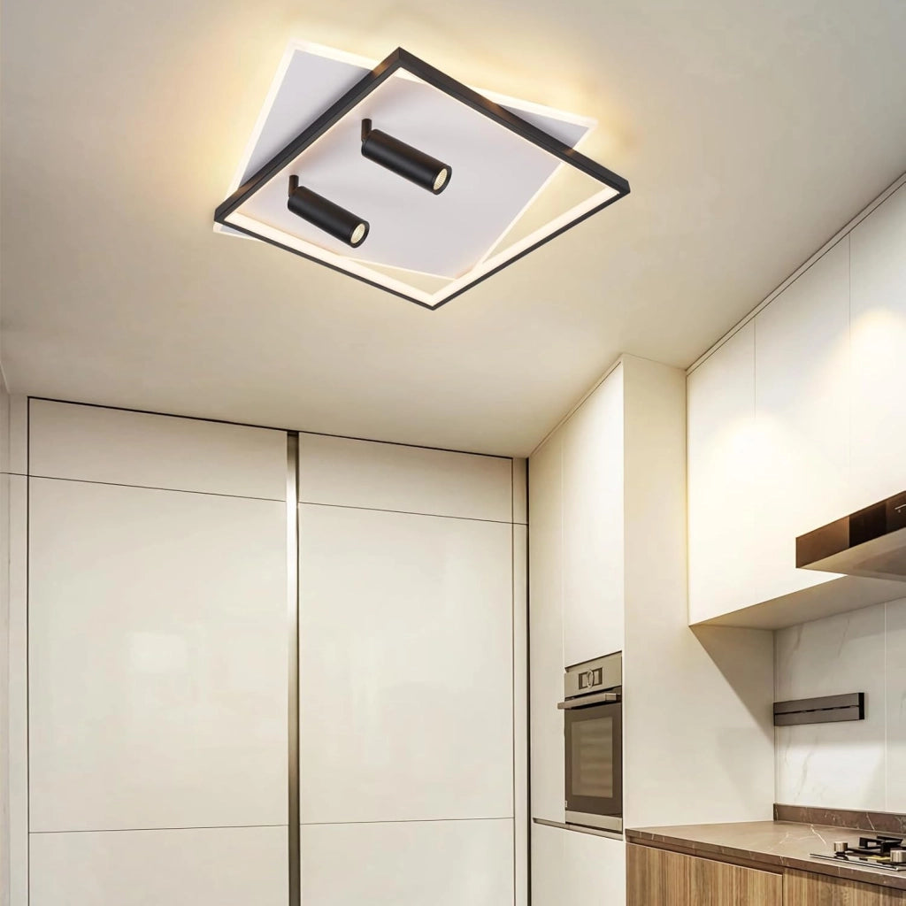 ZMH Faretto da soffitto LED 2 luci acrilico moderni dimmerabili per soggiorno