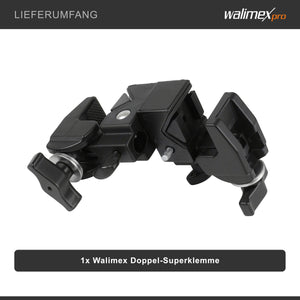 Walimex doppio morsetto super