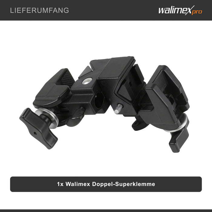 Walimex doppio morsetto super