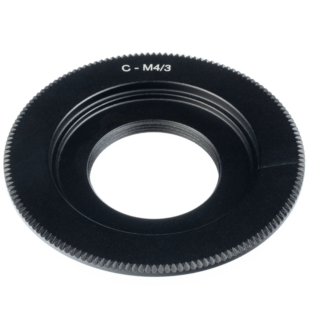 Adattatore C-Mount a Micro 4/3 – Compatibile con Fotocamere Olympus PEN e Panasonic | Alluminio Ossidato, Alta Durata