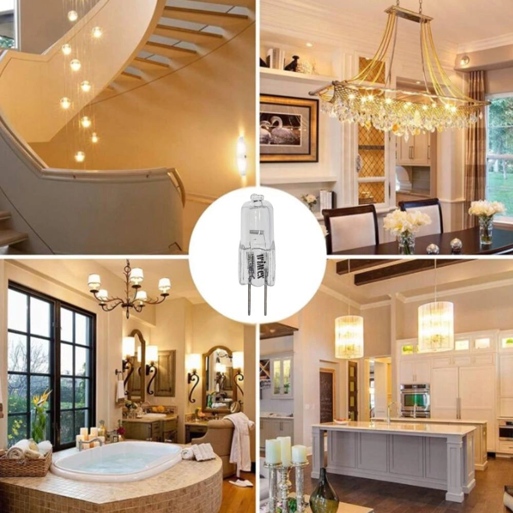 Wimex lampadina alogena g4 12v 20w luce calda per faretti