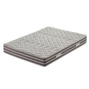 Materasso MADE IN ITALY DIAMOND 120X190 con Memory Foam, rivestimento in tessuto antiacaro millerighe Carbon e fascia traspirante laterale