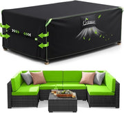 Copertura impermeabile per mobili da giardino - 250 x 210 x 90 cm - Tessuto Oxford - Protezione con aperture di ventilazione