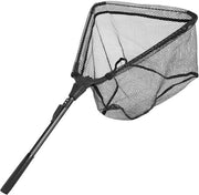 Reti da pesca portatile in alluminio con impugnatura in gomma - Reti da pesca telescopiche estendibili per la pesca al volo