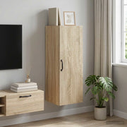 Mobiletto a muro Rovere Sonoma 33 x 34,5 x 90 cm 898587