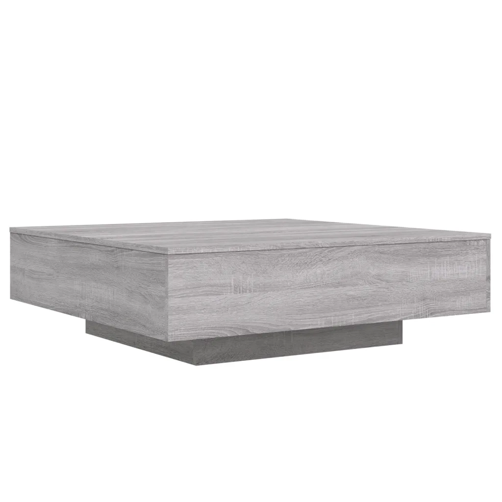 Tavolino salotto | Tavolino da caff¨¨ | Tavolino da Soggiorno Grigio Sonoma 100x100x31 cm Legno Multistrato