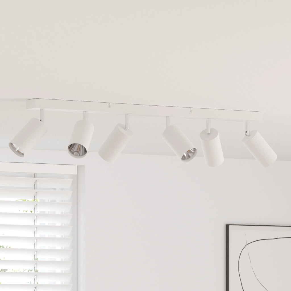 Faretti da soffitto 6 Modi Regolabili Bianco GU10