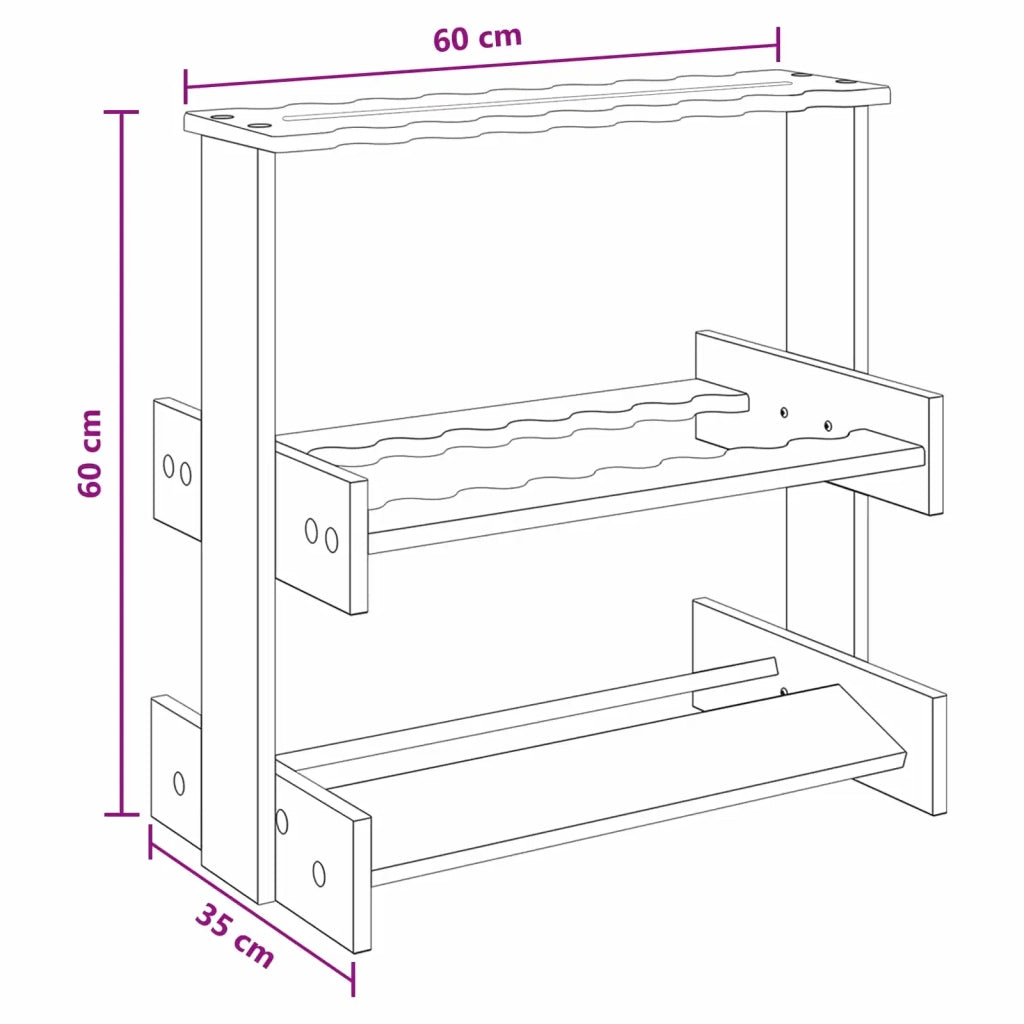Supporto per stecche da biliardo Legno ingegnerizzato 3429742