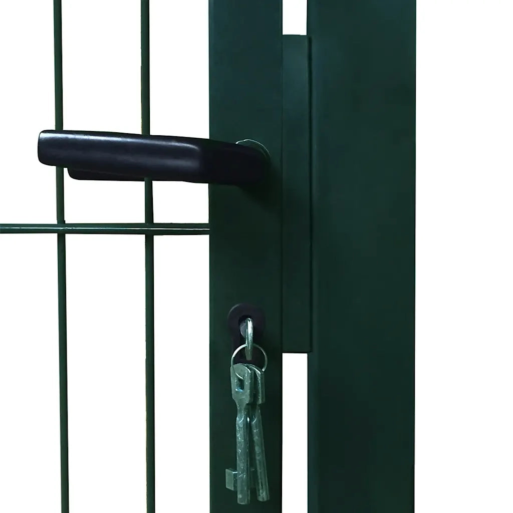 Cancello per Recinzione 2D (Singolo) Verde 100x140 cm CFW1559156