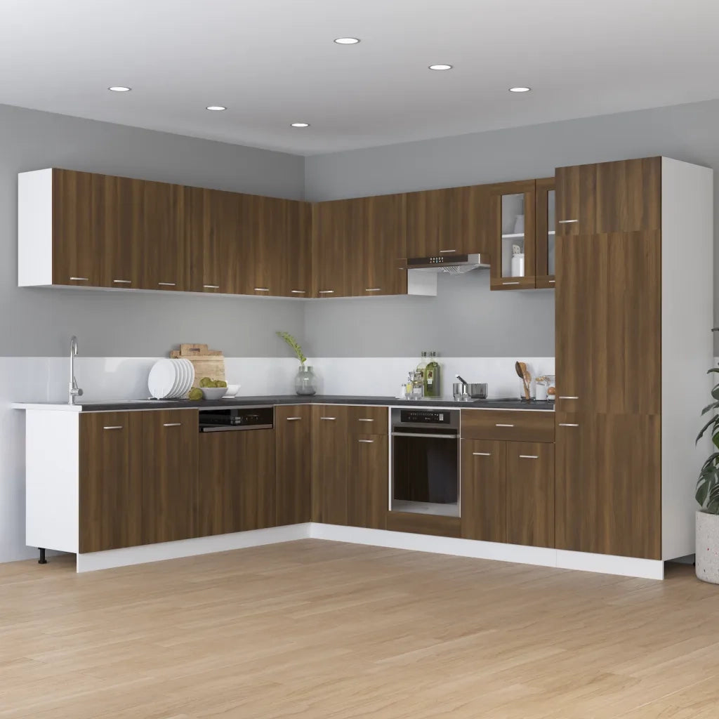 Mobile con Cassetto Rovere Marrone 30x46x81,5 Legno Multistrato cod mxl 65321