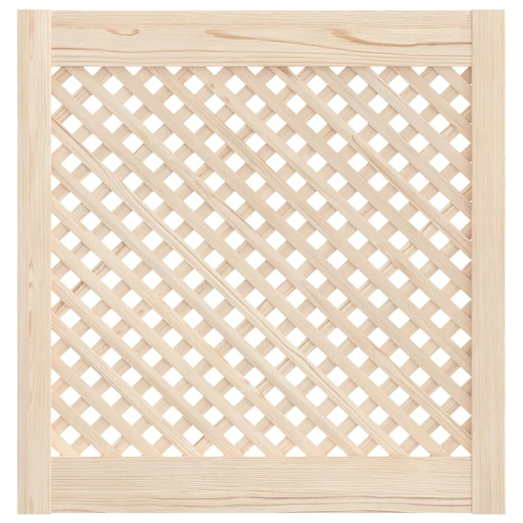 Ante con Design a Reticolo 2 pz 59,5x61,5 cm in Legno di Pino