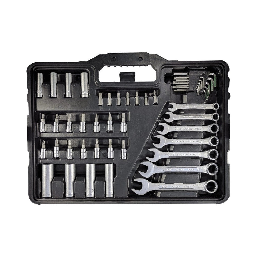 Trade Shop - Chiavi A Bussola Cricchetto Set Da 120 Pezzi Vanadium Bussola Inserti In Valigia -