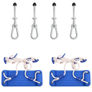Seggiolini Altalena 2 pz con Pietre Arrampicata Blu Polietilenecod mxl 110434