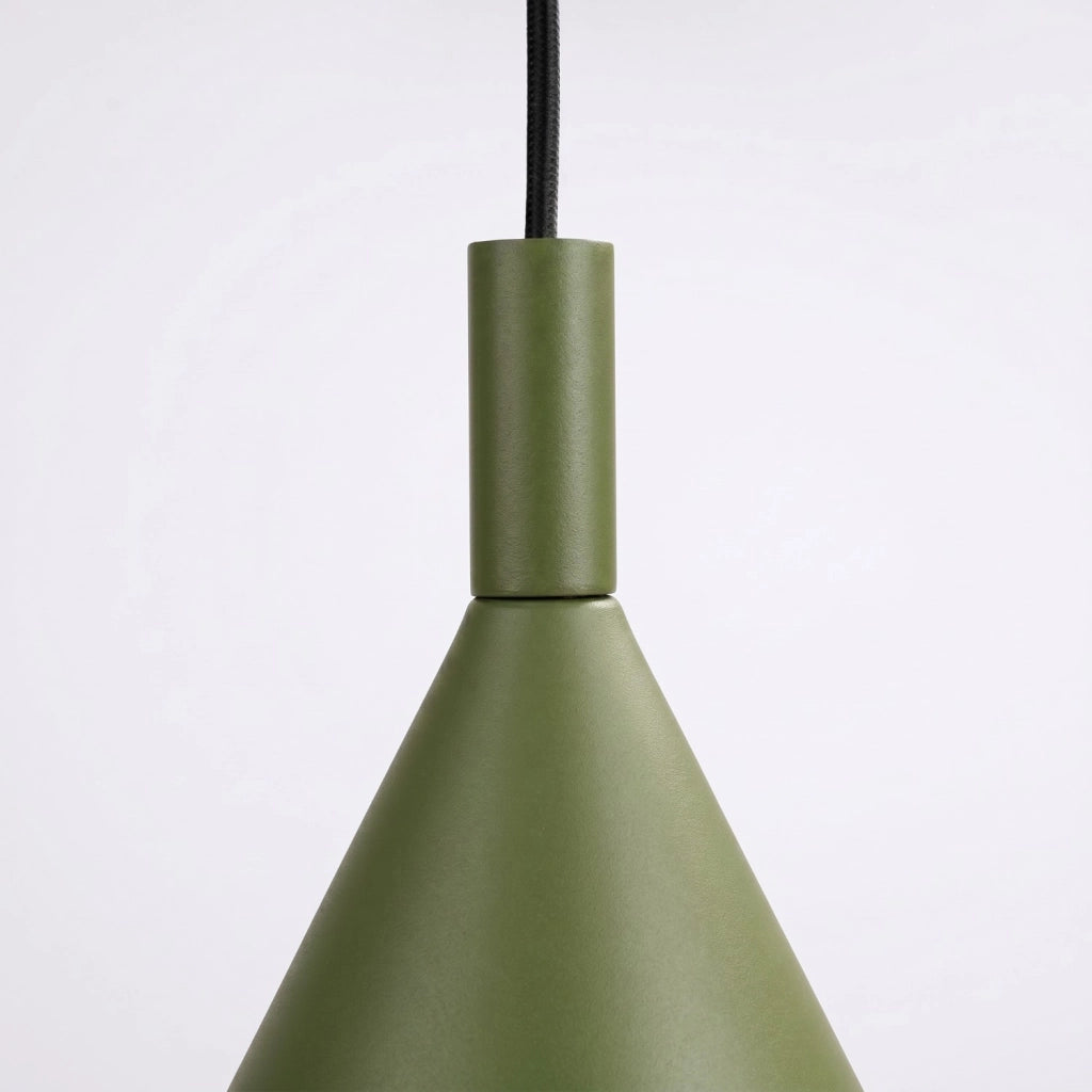Lampada a sospensione NOX 25 verde oliva