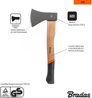Assestatore Universale Legno 600g Coltello da Giardino Waldaxt KT-TEX1060 5129