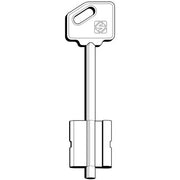 CHIAVE DOPPIA MAPPA CR 5R14 SILCA - OTTONE NICHELATO- 5 pezzi